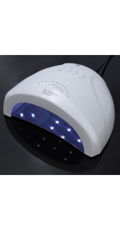 Lampa UV LED Hybrid 48W  DOUBLE Light LED, Culoare Roz - Uscare Rapida